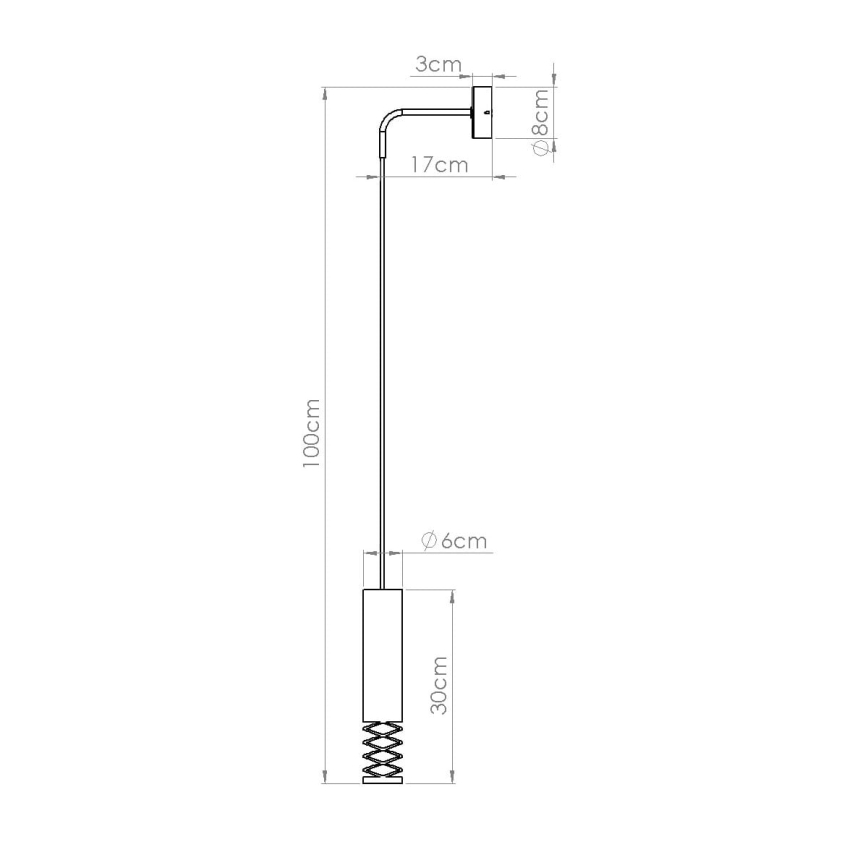 Nástenná lampa LAMI 1xGU10/10W/230V biela