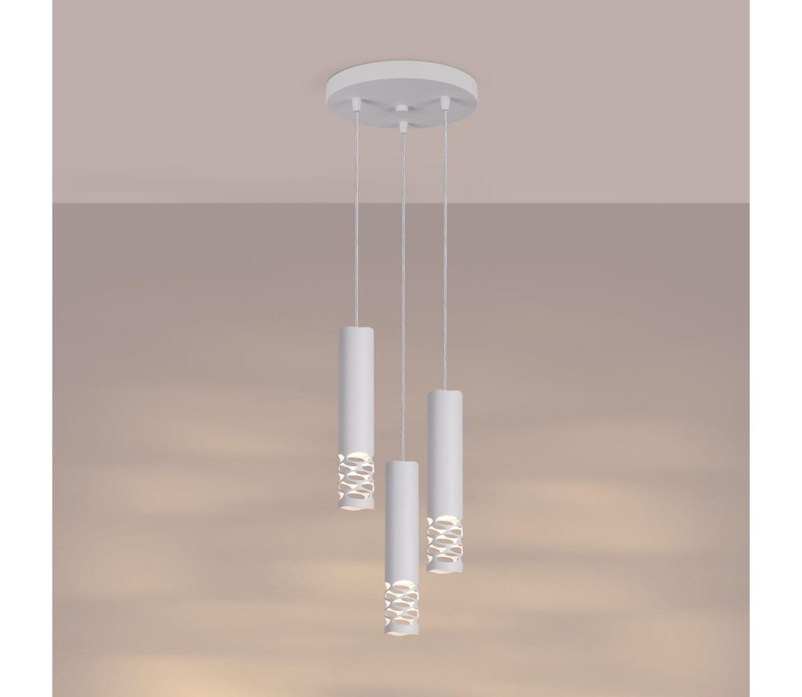 SL.1694 - Luster na lanku LIRO 3xGU10/10W/230V biela SL.1694