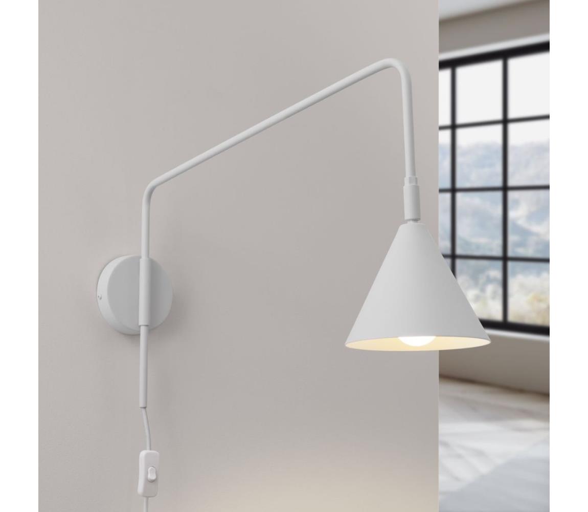 SL.1696 - Nástenná lampa NOX 1xE14/10W/230V biela SL.1696