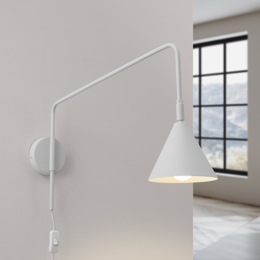 Nástenná lampa NOX 1xE14/10W/230V biela