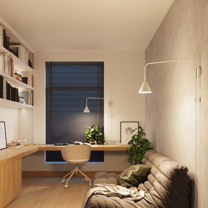 Nástenná lampa NOX 1xE14/10W/230V biela