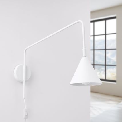Nástenná lampa NOX 1xE14/10W/230V biela