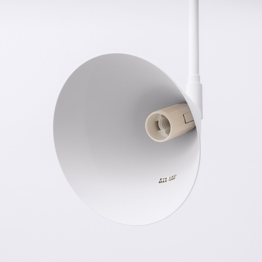Nástenná lampa NOX 1xE14/10W/230V biela
