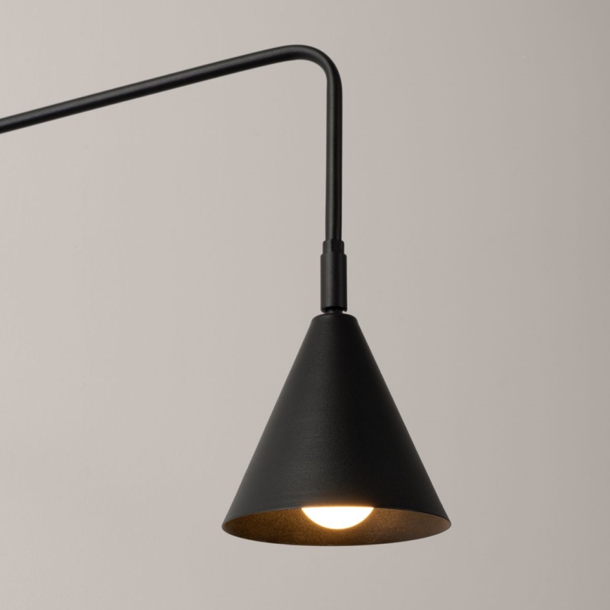 Nástenná lampa NOX 1xE14/10W/230V čierna