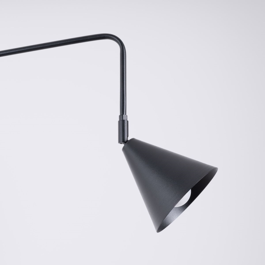 Nástenná lampa NOX 1xE14/10W/230V čierna