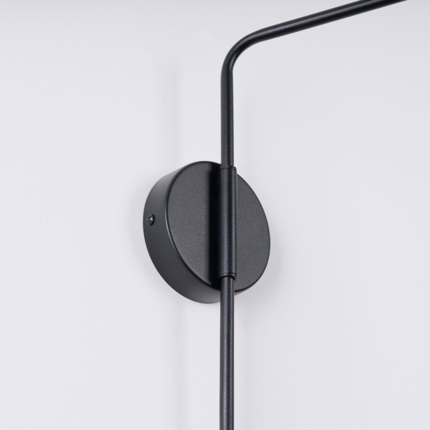 Nástenná lampa NOX 1xE14/10W/230V čierna
