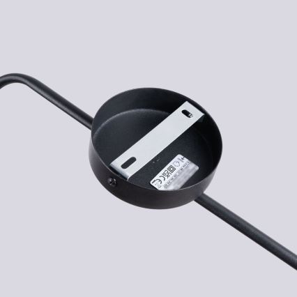 Nástenná lampa NOX 1xE14/10W/230V čierna