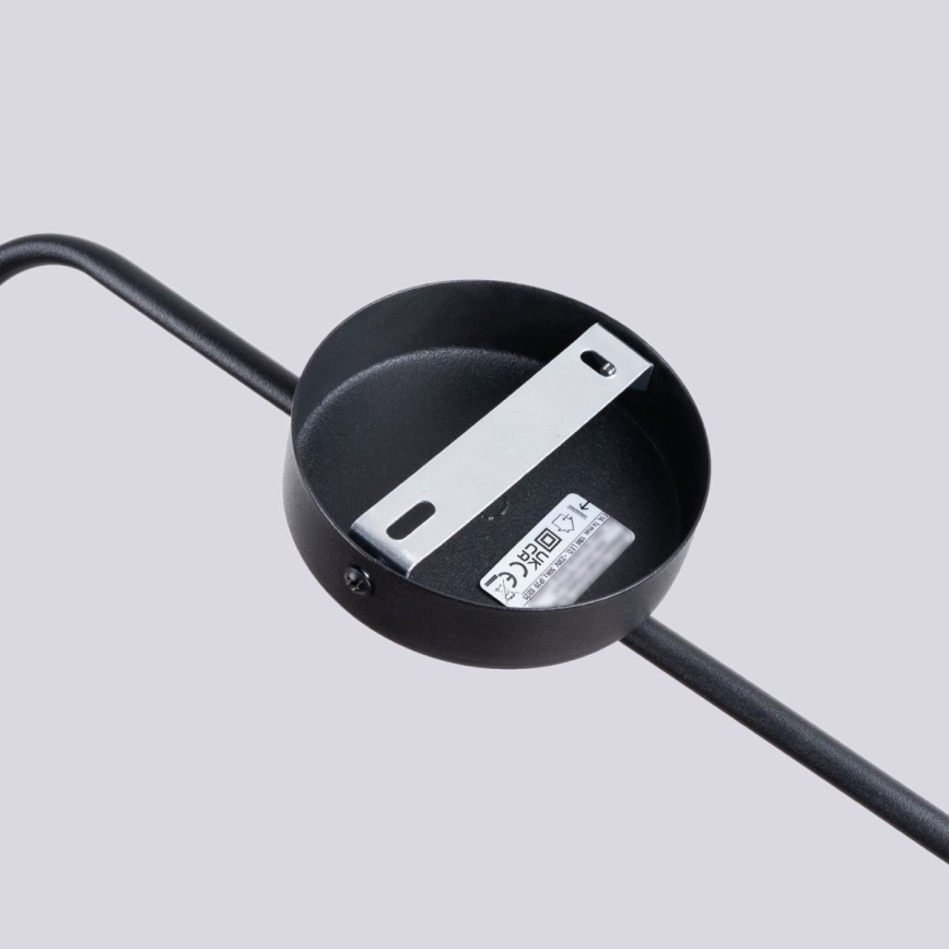Nástenná lampa NOX 1xE14/10W/230V čierna