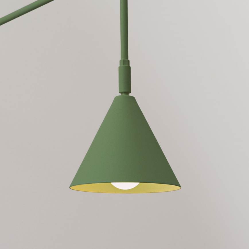 Nástenná lampa NOX 1xE14/10W/230V zelená