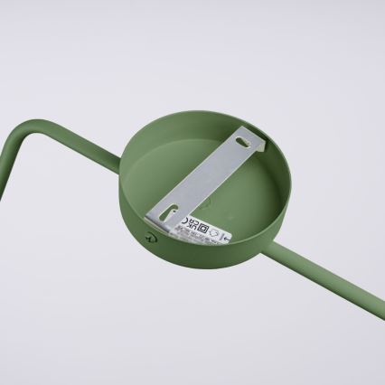 Nástenná lampa NOX 1xE14/10W/230V zelená