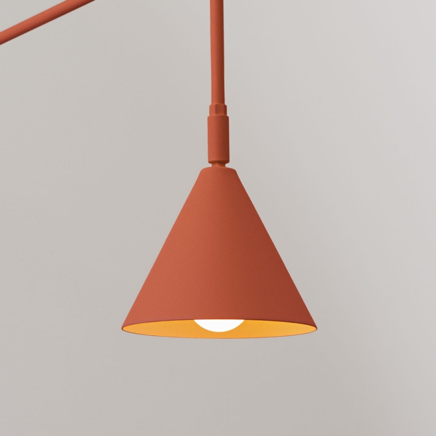 Nástenná lampa NOX 1xE14/10W/230V oranžová