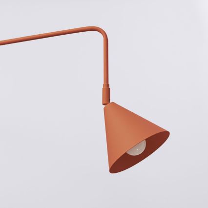 Nástenná lampa NOX 1xE14/10W/230V oranžová