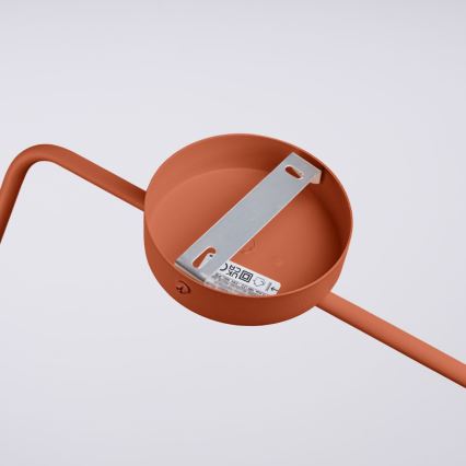 Nástenná lampa NOX 1xE14/10W/230V oranžová