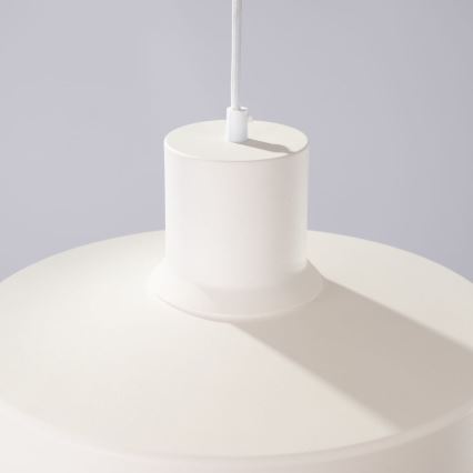 Luster na lanku BILO 1xE27/15W/230V pr. 35 cm krémová