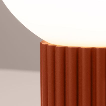 Stolná lampa HALO 1xG9/8W/230V pr. 12 cm oranžová