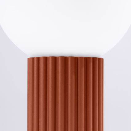 Stolná lampa HALO 1xG9/8W/230V pr. 12 cm oranžová