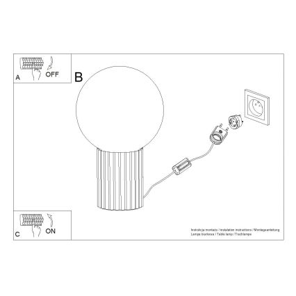 Stolná lampa HALO 1xG9/8W/230V pr. 12 cm oranžová