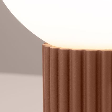 Stolná lampa HALO 1xG9/8W/230V pr. 12 cm hnedá