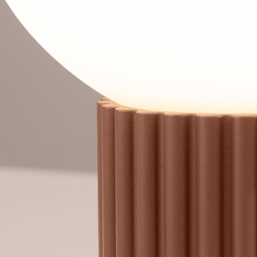 Stolná lampa HALO 1xG9/8W/230V pr. 12 cm hnedá