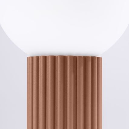 Stolná lampa HALO 1xG9/8W/230V pr. 12 cm hnedá