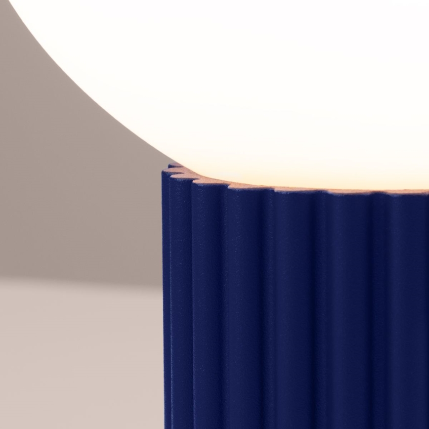 Stolná lampa HALO 1xG9/8W/230V pr. 12 cm modrá