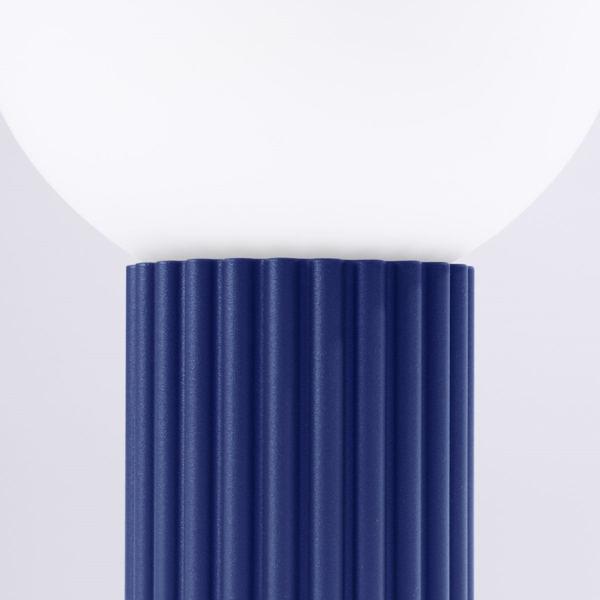 Stolná lampa HALO 1xG9/8W/230V pr. 12 cm modrá