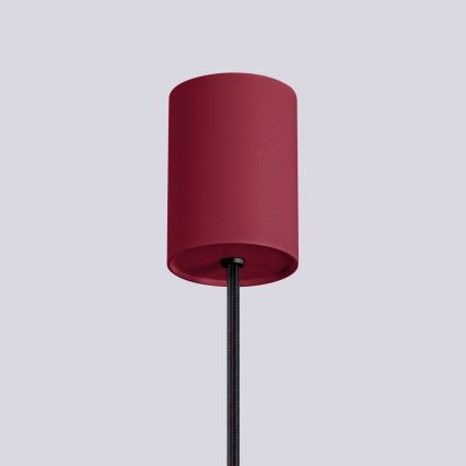 Luster na lanku HALO 1xG9/8W/230V pr. 12 cm červená