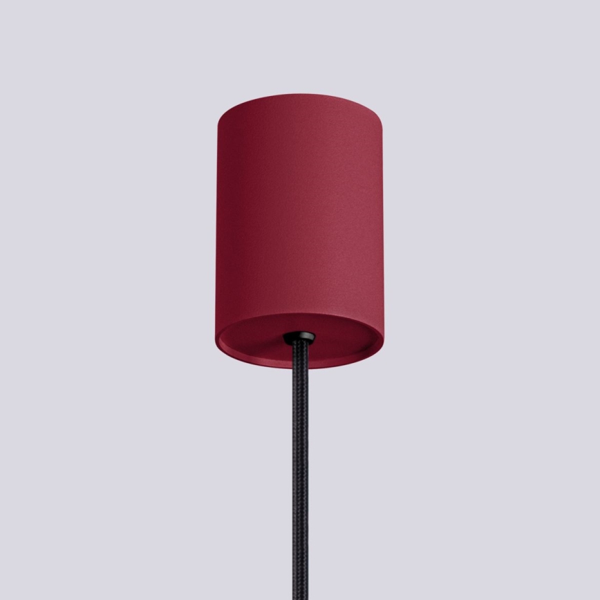 Luster na lanku HALO 1xG9/8W/230V pr. 12 cm červená