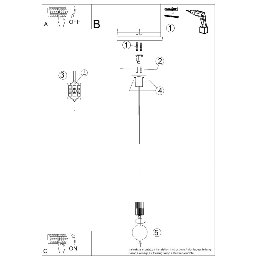 Luster na lanku HALO 1xG9/8W/230V pr. 12 cm červená