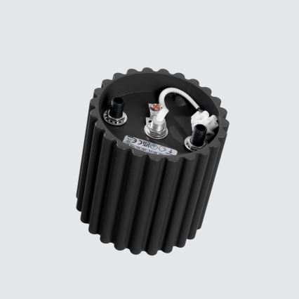 Bodové svietidlo AURA 1xGU10/10W/230V pr. 10 cm čierna