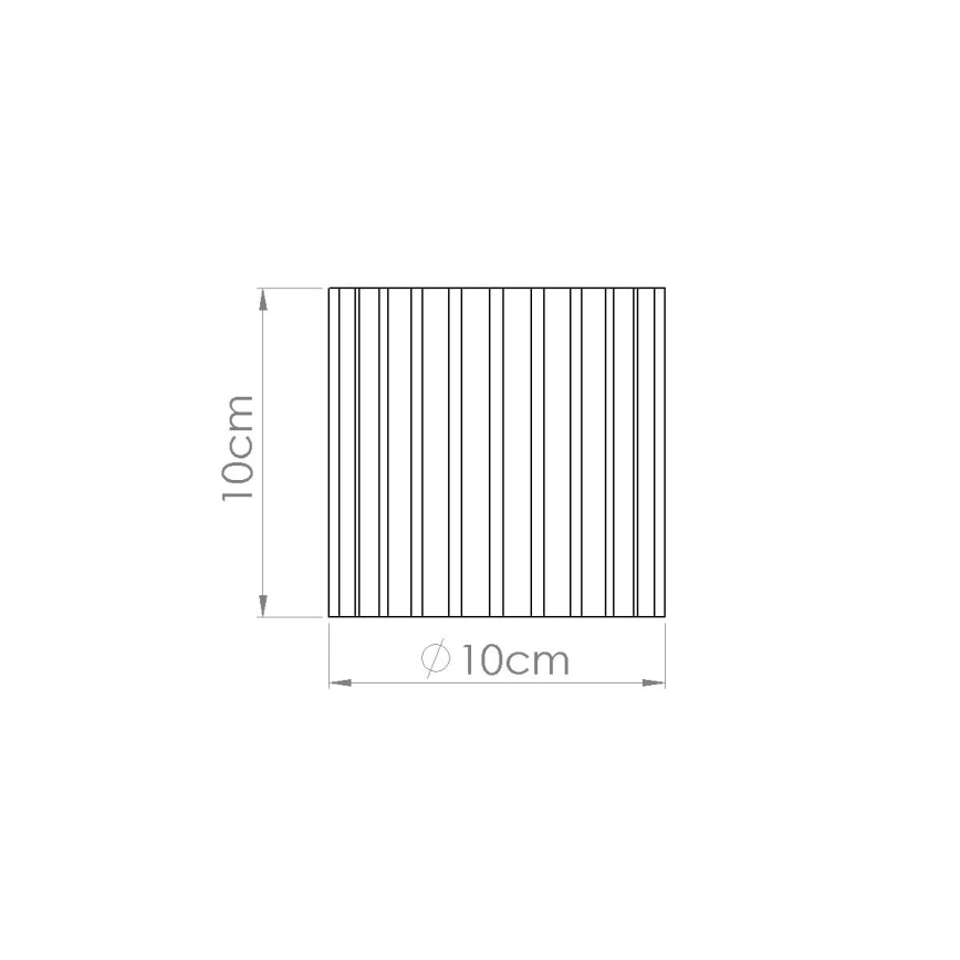 Bodové svietidlo AURA 1xGU10/10W/230V pr. 10 cm čierna