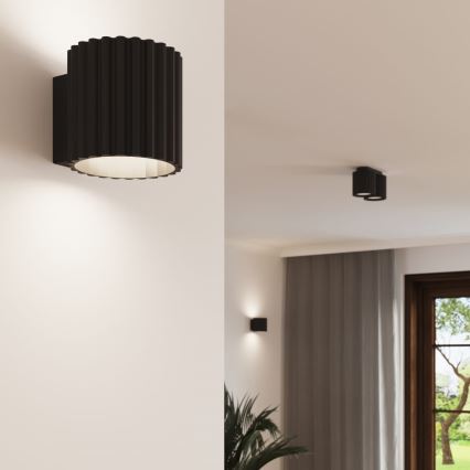 Bodové svietidlo AURA 2xGU10/10W/230V čierne