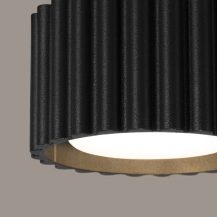 Bodové svietidlo AURA 1xGX53/10W/230V priemer 10 cm čierne