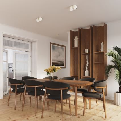 Bodové svietidlo AURA 1xGX53/10W/230V 6 cm krémové