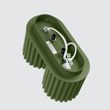 Bodové svietidlo AURA 2xGU10/10W/230V zelené