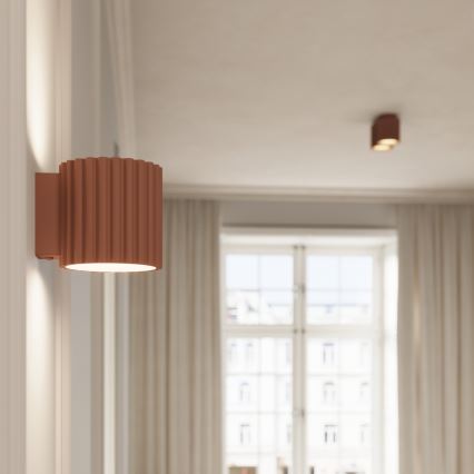 Bodové svietidlo AURA 2xGU10/10W/230V hnedé