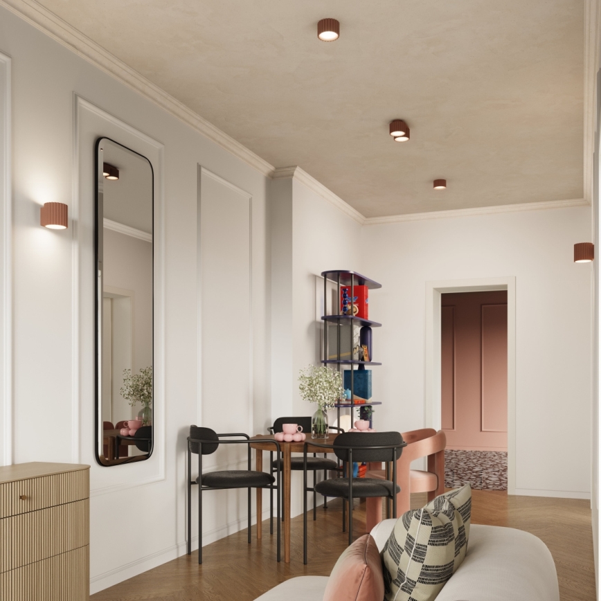 Bodové svietidlo AURA 2xGX53/10W/230V hnedé