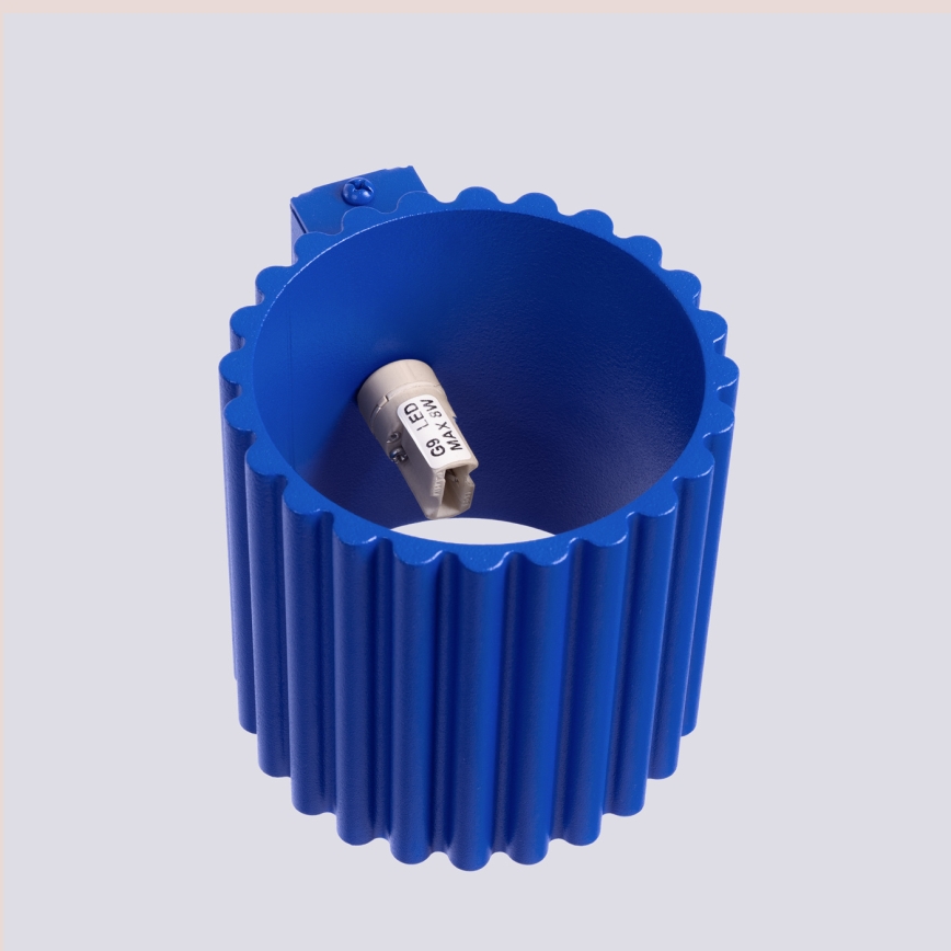 Nástenné svietidlo AURA 1xG9/10W/230V modré