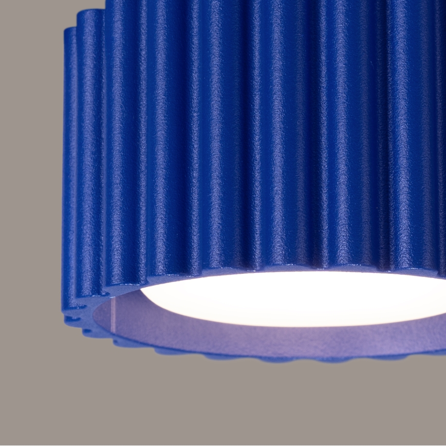 Bodové svietidlo AURA 1xGX53/10W/230V pr. 10 cm modré
