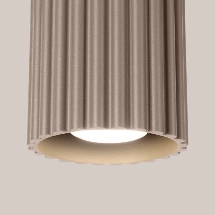 Bodové svietidlo AURA 1xGU10/10W/230V pr. 10 cm taupe