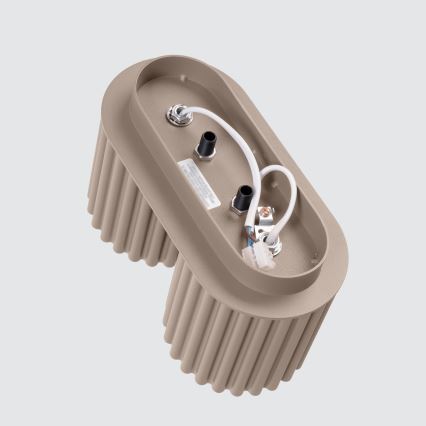 Bodové svietidlo AURA 2xGU10/10W/230V taupe