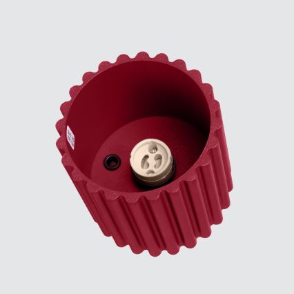 Bodové svietidlo AURA 1xGU10/10W/230V, priemer 10 cm, červené