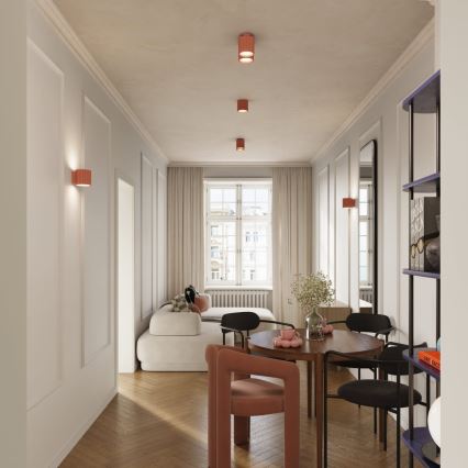 Bodové svietidlo AURA 2xGU10/10W/230V ružové