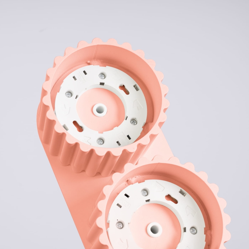 Bodové svietidlo AURA 2xGX53/10W/230V ružová