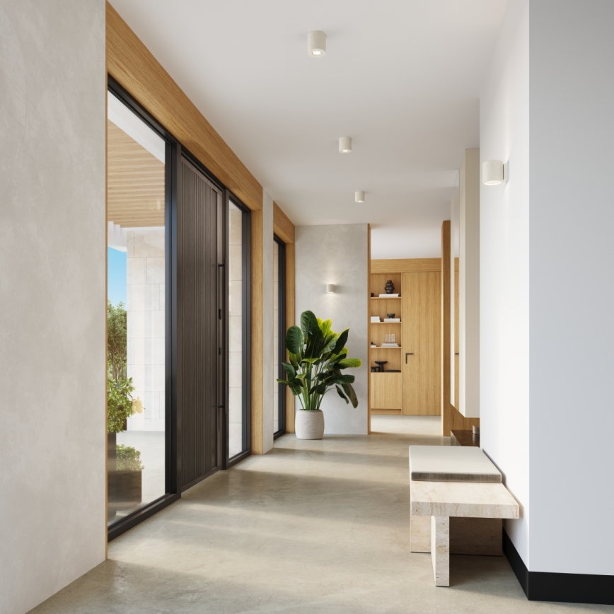 Bodové svietidlo ORBIS 1xGU10/10W/230V betón/krémová