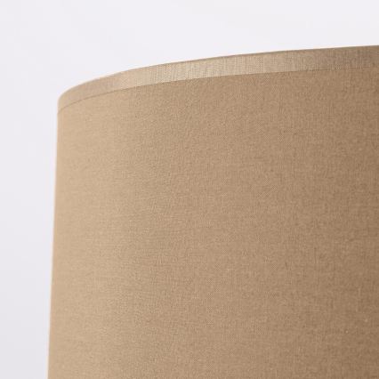 Závesný luster na lanku NEVIA 1xE27/15W/230V Ø 40 cm taupe