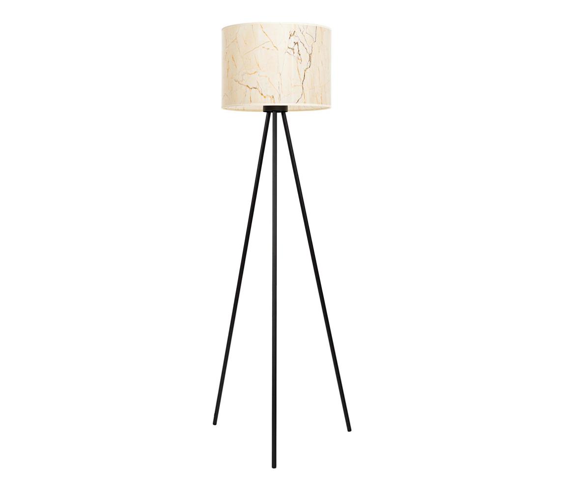 SL.1854 - Stojacia lampa NEVIA 1xE27/15W/230V mramor/béžová SL.1854