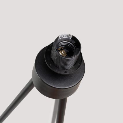 Stojaca lampa NEVIA 1xE27/15W/230V, béžová s mramorovým dekorom