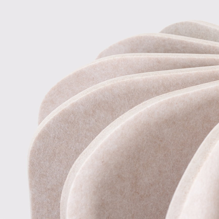 Závesný luster MULA na lanku, 1xE27/15W/230V, priemer 45 cm, krémový