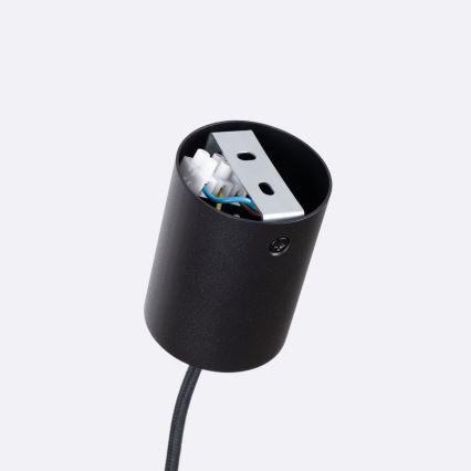 Závesný luster MULA na lanku, 1xE27/15W/230V, priemer 45 cm, krémový